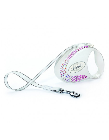 flexi GLAM Composition S - 3м лента, до 12кг - цвят бял