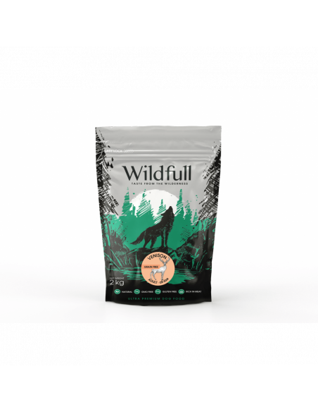 Wildfull Dog Venison All Size - за кучета от всички породи, еленско 2 кг