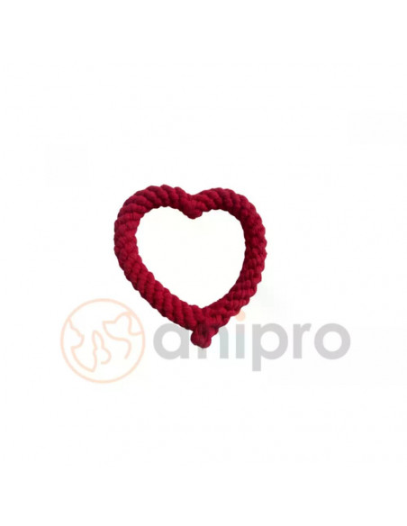 anipro Играчка сърце въже 18 см, 80 г