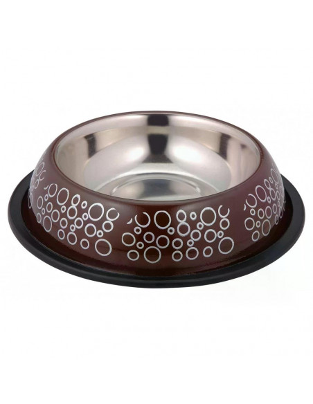 anipro Bubbles No Slip метална купа кафява 15.5 см, 0.2 л