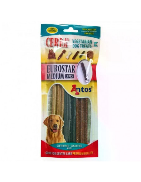 Antos Cerea Eurostar Medium дентални пръчици 18 см, 190 г / 3 бр плик