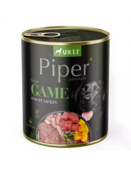 Piper Adult Dog храна за кучета с дивеч, тиква и розмарин, 800 г