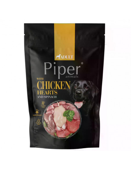 Piper Adult Dog пауч за кучета с пъдпъдък и боровинки, 500 г