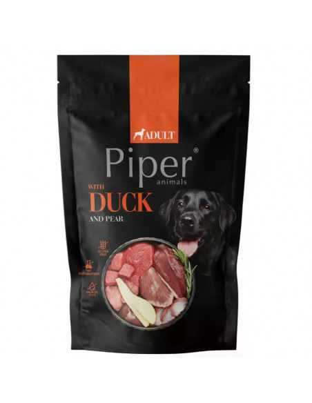 Piper Adult Dog пауч за кучета с патица и круша, 500 г