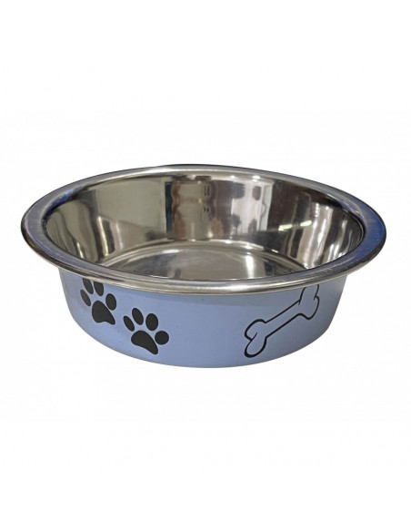 anipro Paws No Slip метална купа синя 14 см, 0.4 л
