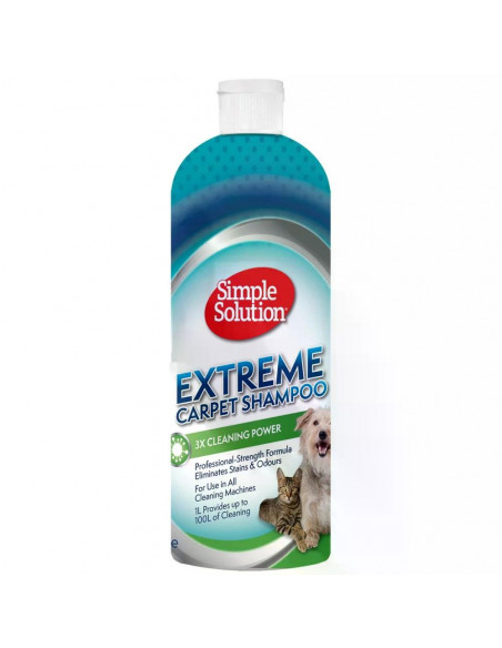 Simple Solution Extreme Carpet Shampoo - шампоан за килими, 1 000 мл
