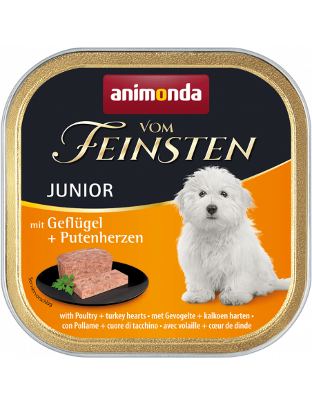 Vom Feinsten Junior птиче и пуешки сърца, 150 г