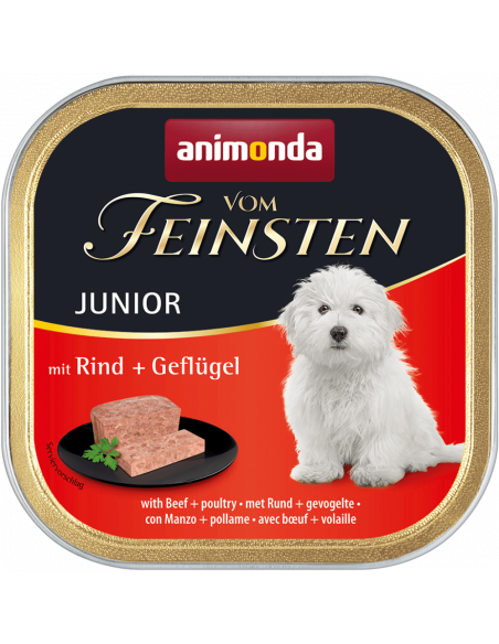 Vom Feinsten Junior телешко и птиче, 150 г