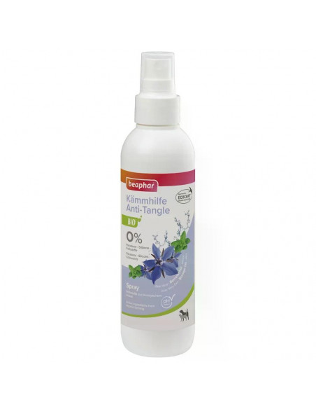 BIO Anty-Tangle Spray 200 мл - спрей против заплитане на козината за кучета и котки с био масло от пореч, мента, алое вера
