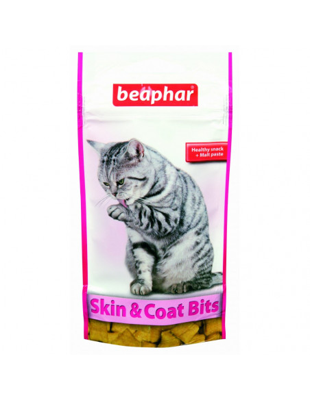 Beaphar Skin Coat Bits - хапки за котки за лъскава козина 35гр