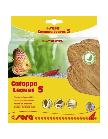 sera Catappa Leaves M 10-15см, 10 броя