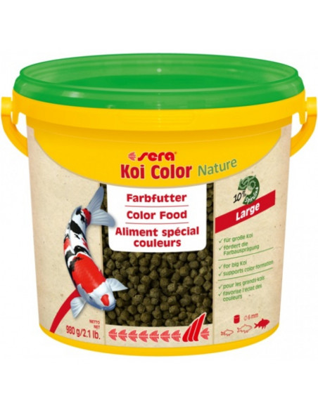 sera Koi Color Nature Large, 21 000 мл / 5,35 кг нето