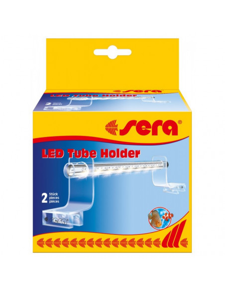 sera LED Tube Holder - акрилна стойка за ЛЕД лампи за открит тип аквариуми - за стъкло до 13мм