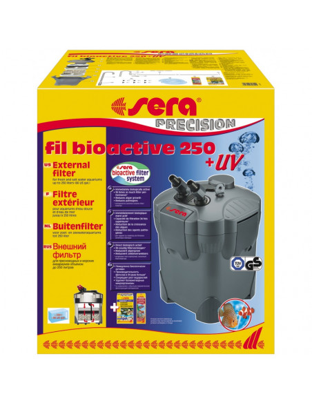 sera външен филтър sera fil Bioactive 400 + UV - 1100 л/ч за аквариуми до 400 л