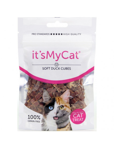 Its My Cat Duck Soft Cubes Grain Free - меки кубчета патешко 50 г, без зърно