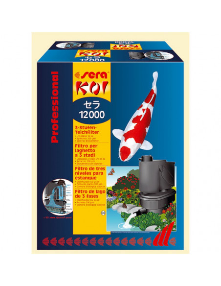 sera езерен филтър Koi Professional 12000 + 1 помпа sera РР12000