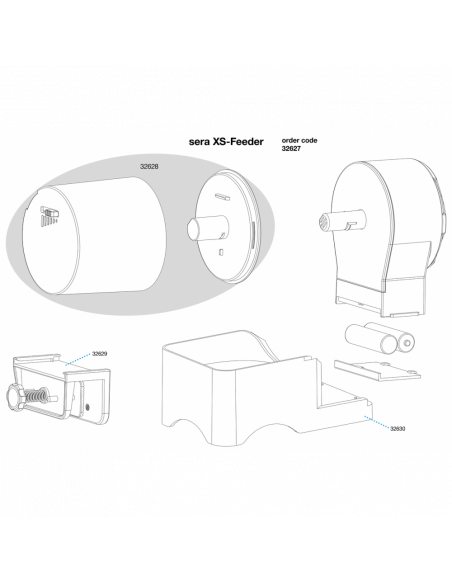 sera XS-Feeder Pedestal - резервна подставка