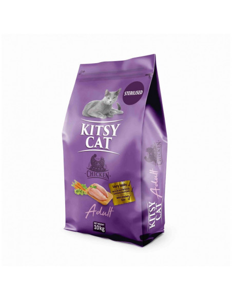 KITSY CAT Adult Sterilized за кастрирани котки 10 кг