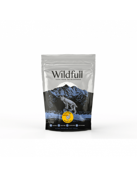 Wildfull Cat Chicken Sterilized - кастрирани котки, пиле 1.5 кг