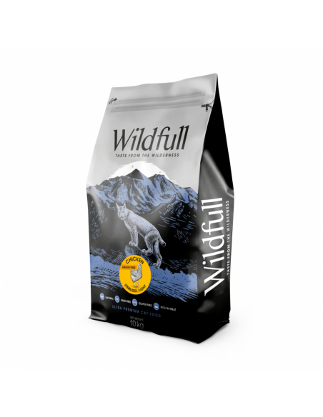 Wildfull Cat Chicken Sterilized - кастрирани котки, пиле 10 кг