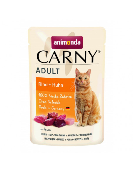 Carny Pouch Adult говеждо + пиле 85 г