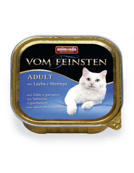 Vom Feinsten Adult сьомга + скариди, 100 г, (32 бр./стек)