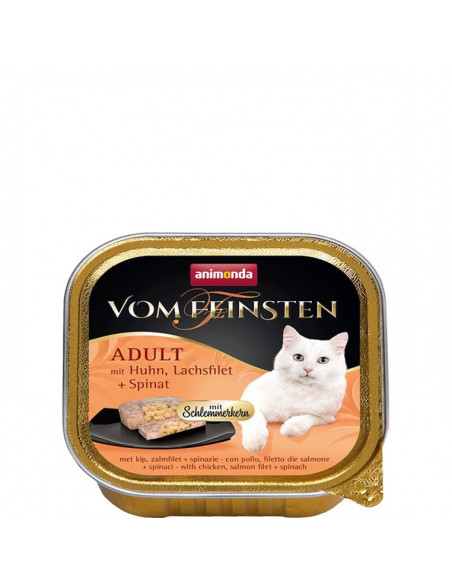 Vom Feinsten 2 в 1 от Animonda, Германия, пиле + сьомга със спанак, (32 бр./стек)