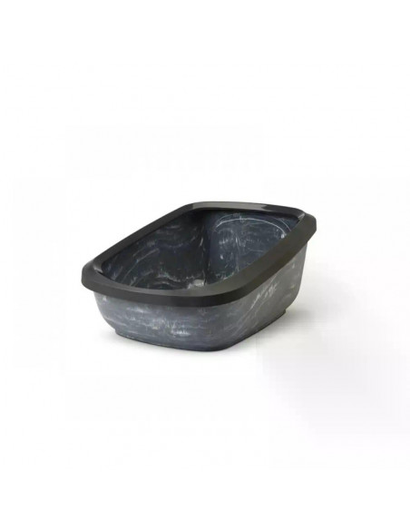 Savic Aseo Jumbo Marble котешка тоалетна черен мрамор/антрацит, 67.5x48.5x28 см