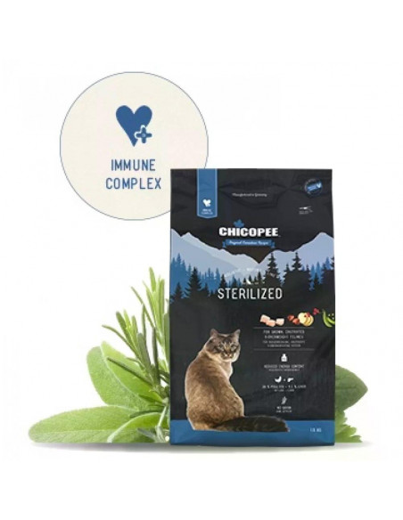 Храна за котка Chicopee Holistic Nature Line Sterilized, 1.5 кг