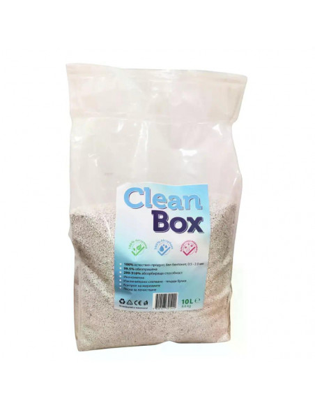Clean Box Super Premium котешка постелка, натурал, 10 л