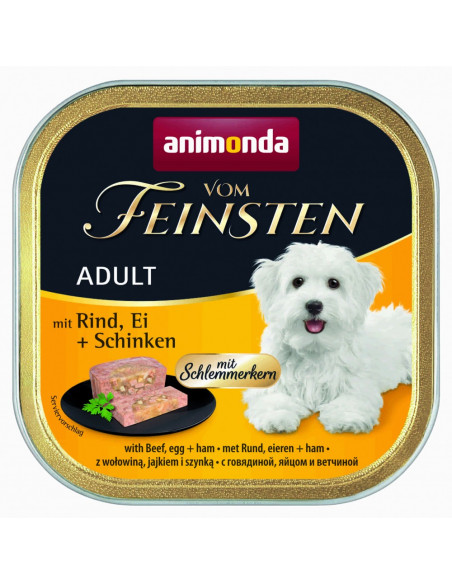 Vom Feinsten за кучета с говеждо, яйца и шунка, 150 г