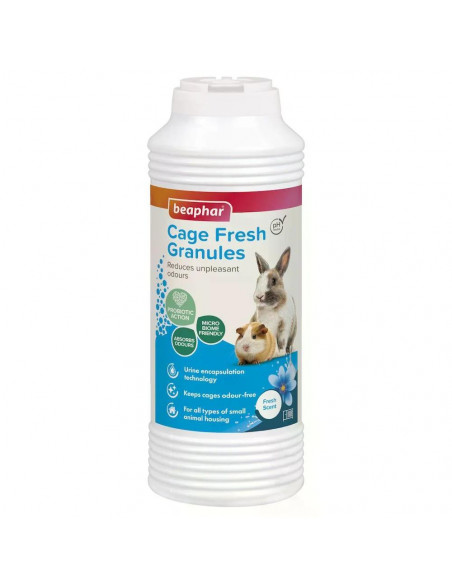 Beaphar Cage Fresh Granules - ароматизатор за клетки за малки животни, 600 г
