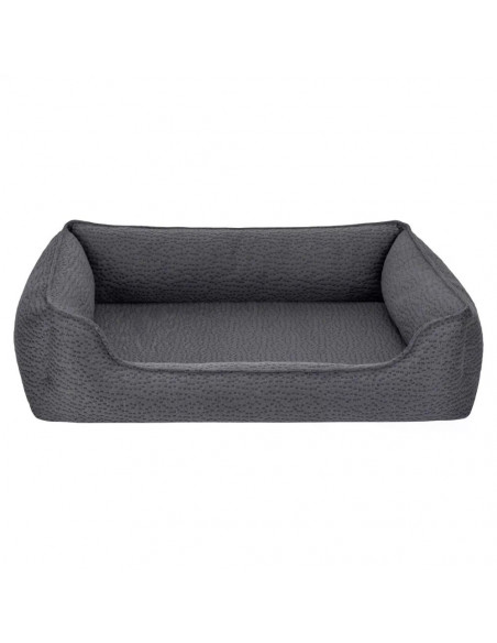 Pet Comfort Bravo легло за кучета и котки, с ортопедична пяна, тъмно сиво, M, 90х70 см