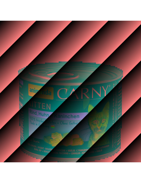 Carny Kitten 200 г говеждо + пиле + заек / 12 бр. СТЕК