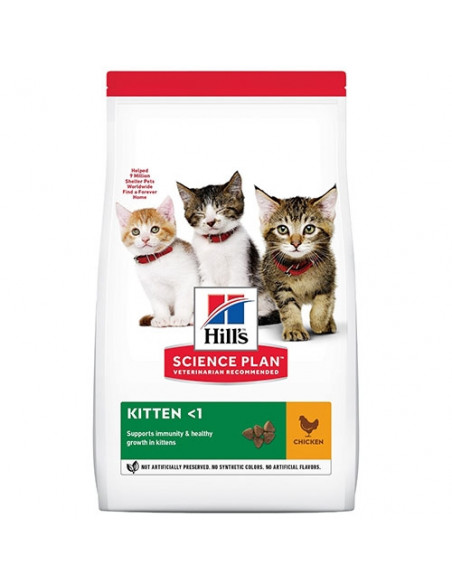 Hills Science Plan Feline Kitten Chicken - храна за котенца с пиле -1.5 kg