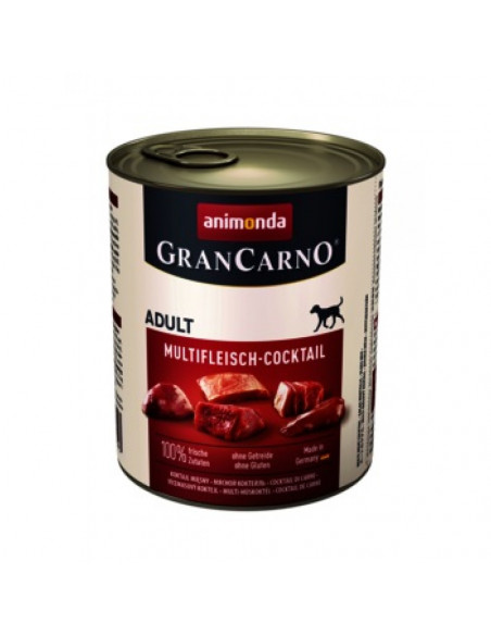 Gran Carno Adult - консервирана храна за кучета, мултикоктейл 800 г