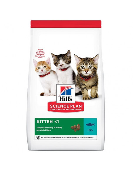 Hills Science Plan Feline Kitten Tuna - храна за котенца с риба тон -1.5 kg