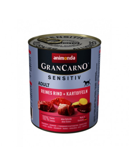 GranCarno Sensetive 53- телешко, 10- картофи, 800 г