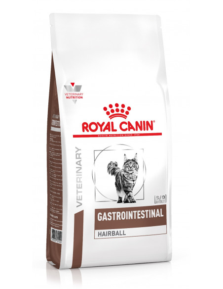 Royal Canin Gastrointestinal Hairball Cat 2 кг - суха храна за котки с предразположеност към образуване на космени топки