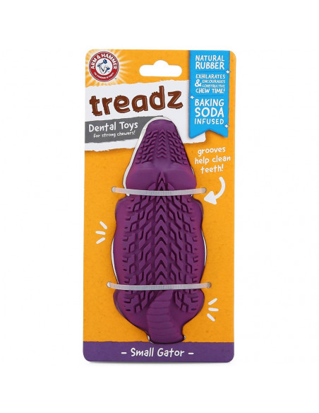 Arm-Hammer Super Treadz Mini Gator Играчка за кучета Крокодил малък