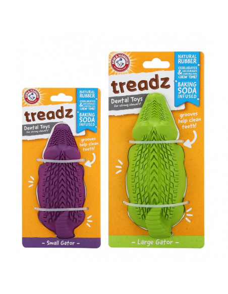 Arm-Hammer Super Treadz Gator Играчка за кучета Крокодил Голям