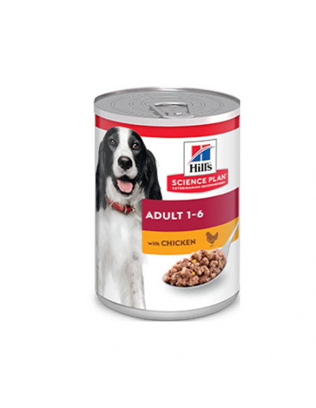 Hills Science Plan Canine Adult Chicken - мокра храна за кучета с пилешко, консерва 370 гр.
