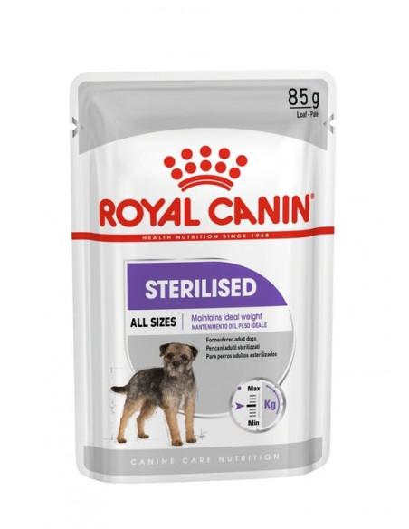 Royal Canin CCN STERILIZED LOAF 12x85g - за кастрирани кучета и за кучета със склонност към натрупване на наднормено тегло.