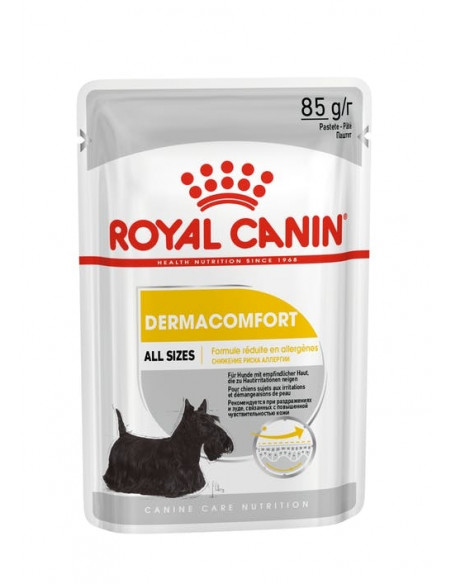 Royal Canin CCN DERMACOMFORT LOAF 12x85g - За кучета, предразположени към кожни раздразнения и сърбеж.