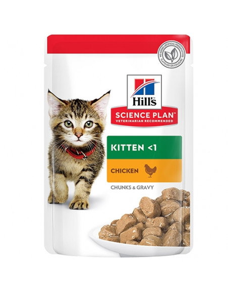 Hills Science Plan Kitten Chicken пауч за коте с пиле 12 бр. x 85 гр.