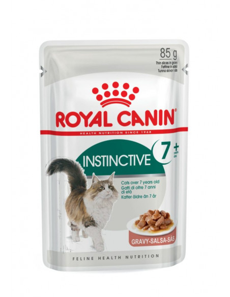Royal Canin Instinctive +7 - пауч за котки в напреднала възраст 12 бр. x 85 гр.