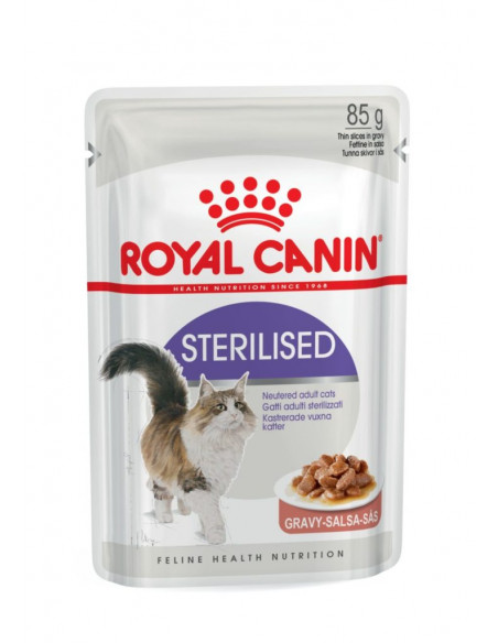 Royal Canin Sterilised Gravy - пауч за кастрирани котки в сос 12 бр. x 85 гр