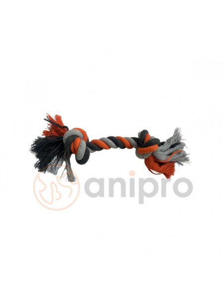 anipro Играчка въже сиво/оранжево, 28 см, 100-110 г