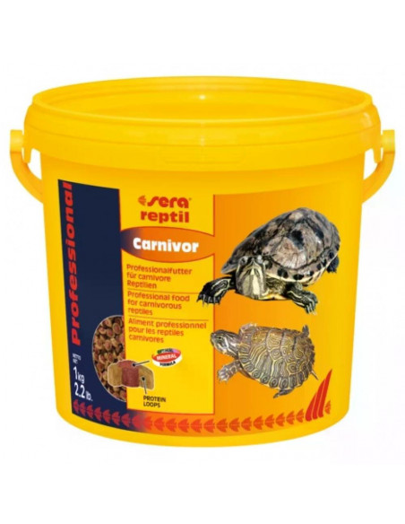 sera Reptil Professional Carnivor за месоядни, 3 800 мл