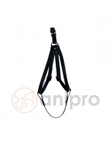 anipro Sport+ нагръдник лента едри кучета 30мм, 40 - 70см, черен, дебелина 3.1мм